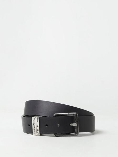 小物 Our Legacy 3CM BELT Laser Crack Leather Our Legacy - 3 cm Belt Laser Crack Black Leather.