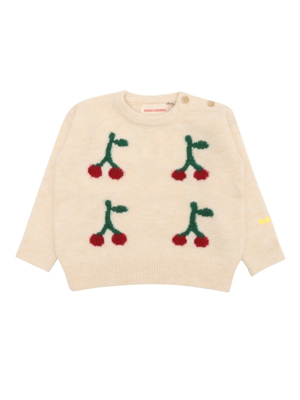 KIDS Bobo Choses Baby Cherry Jumper - White