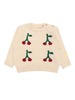 KIDS Bobo Choses Baby Cherry Jumper - White - Thumbnail 1