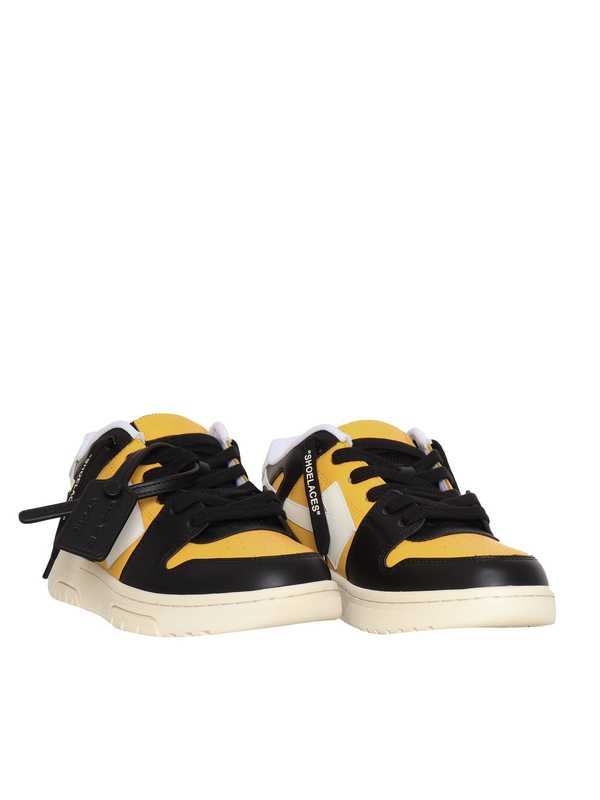 Kids Off-White Out Of Office Sneaker - Yellow