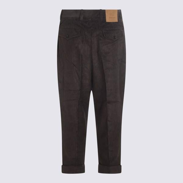Ami Alexandre Mattiussi Dark Grey Cotton Pants