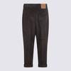 Ami Alexandre Mattiussi Dark Grey Cotton Pants - Thumbnail 2