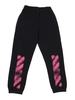 KIDS Off-White Arrow Spray Sweatpant - Black/Fuchsia - Thumbnail 2