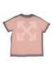 KIDS Off-White Garment Dyed Spray Tee - Pink - Thumbnail 2