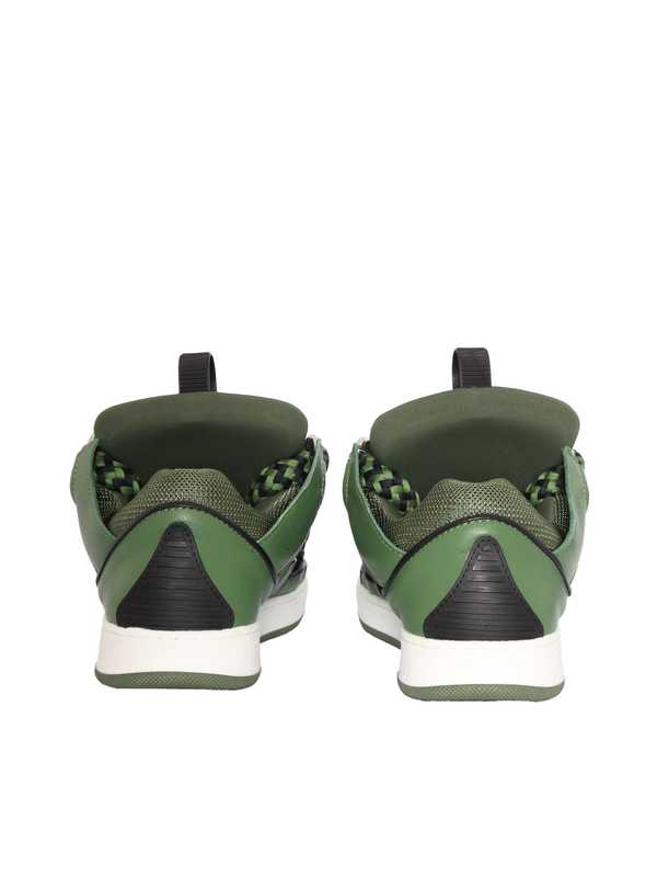 KIDS Lanvin Curb Sneakers - Green