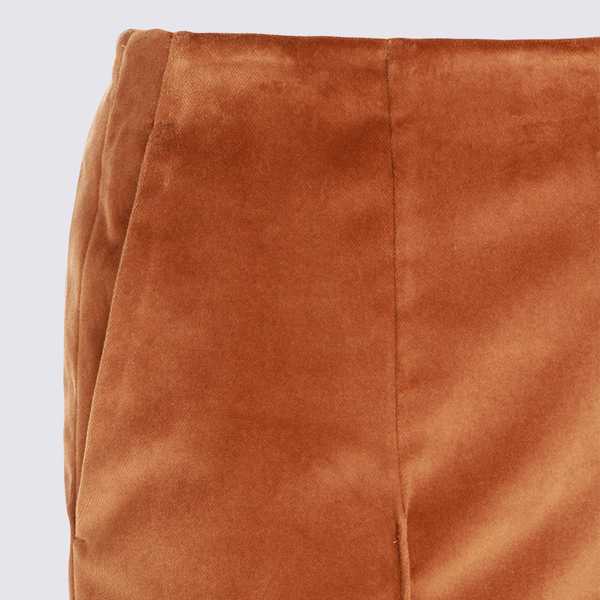 Marni Camel Cotton Pants - Brown