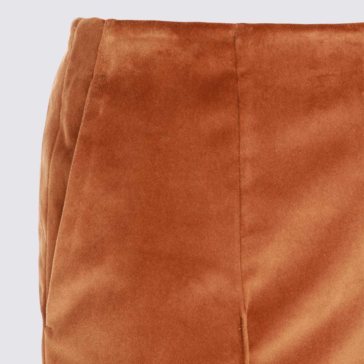 Marni Camel Cotton Pants - Brown - Image 3 of 3