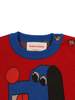 KIDS Bobo Choses Doggy Mate Jacquard Jumper - Red - Thumbnail 3