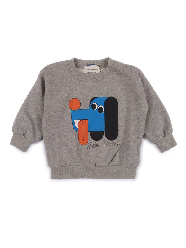 KIDS Bobo Choses Doggy Mate Sweatshirt - Gray