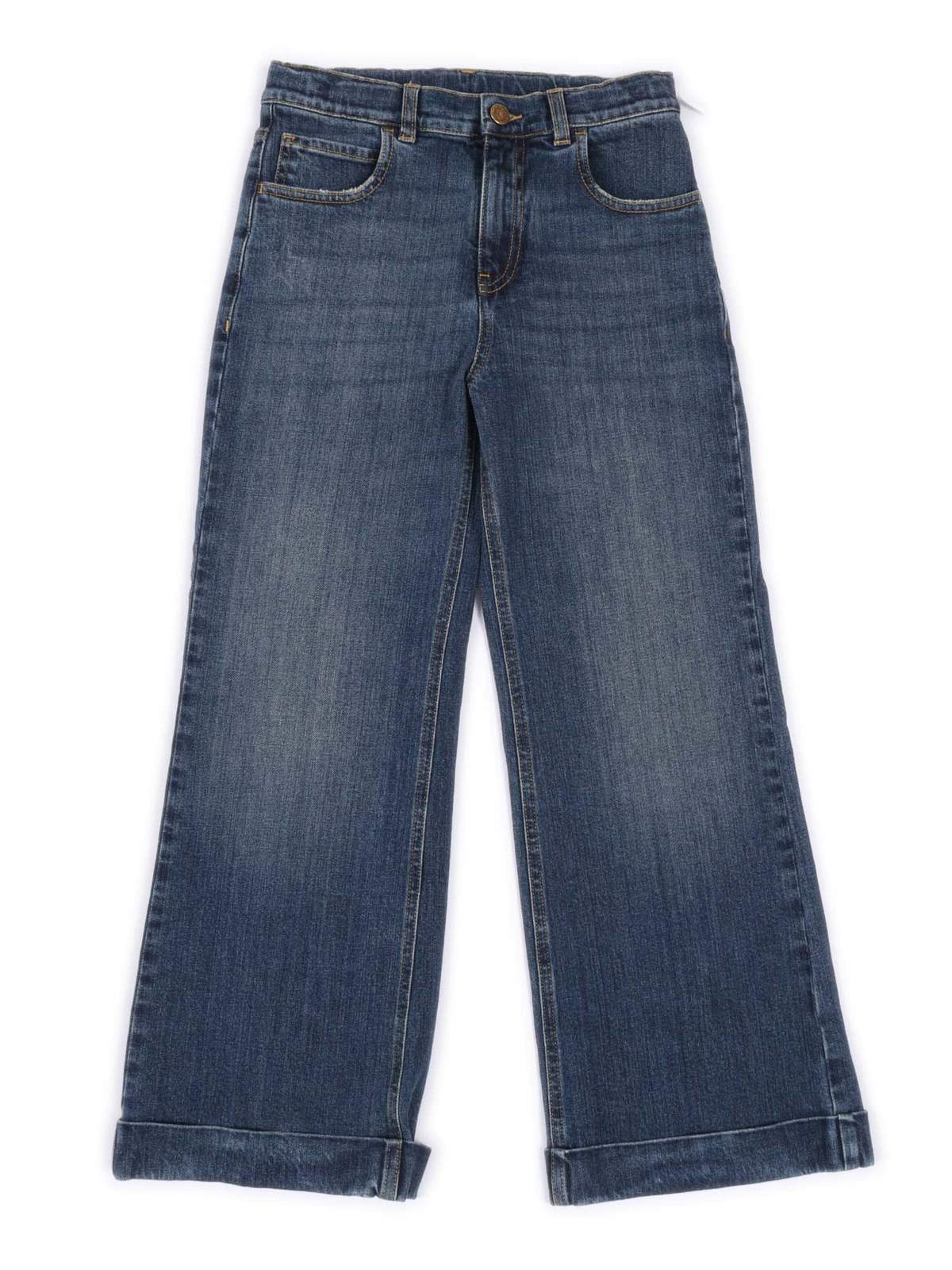 KIDS Golden Goose Journey Bootcut Jeans - Blue - Image 1 of 3