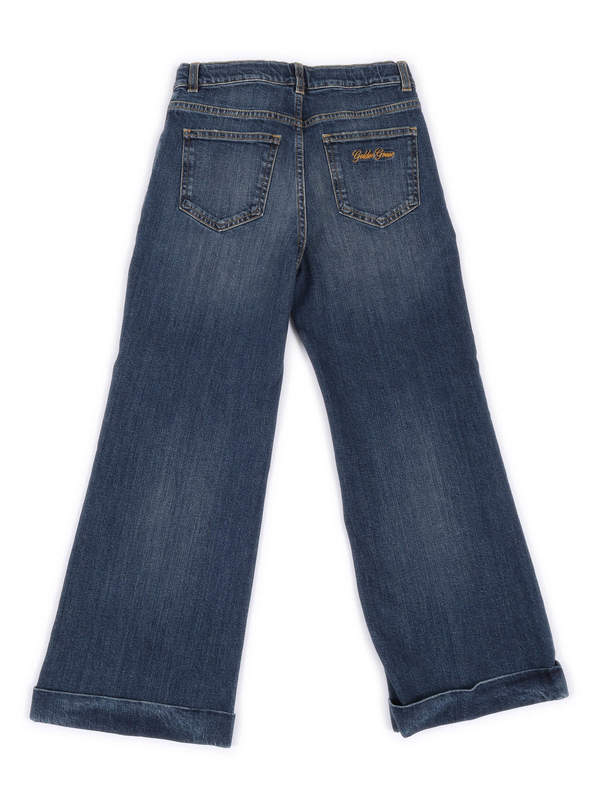 KIDS Golden Goose Journey Bootcut Jeans - Blue