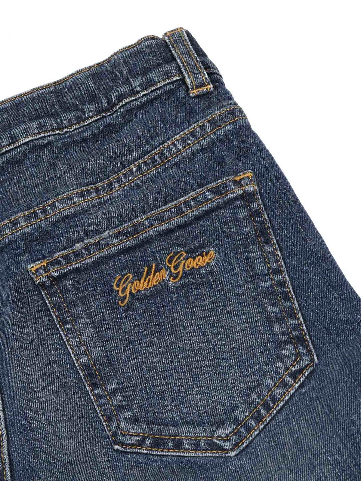 KIDS Golden Goose Journey Bootcut Jeans - Blue - Image 3 of 3