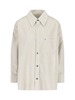 Ami Alexandre Mattiussi Corduroy Shirt - Ivory - Thumbnail 1