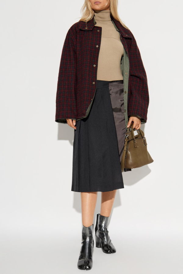 MM6 Maison Margiela Bodysuit With Turtleneck - Beige