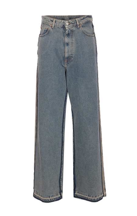パンツ mm6 crease effect wide leg jeans 23aw MM6 MAISON MARGIELA Crease Effect Wide Leg Jeans •SIZE : 29 / M-L