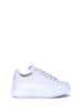 Alexander McQueen Leather Sneakers - White - Thumbnail 1