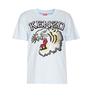 Kenzo T-Shirt with Tiger Embroidery - Light Blue - Thumbnail 1