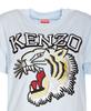 Kenzo T-Shirt with Tiger Embroidery - Light Blue - Thumbnail 4