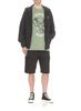 Kenzo Cargo Workwear Shorts - Black - Thumbnail 2