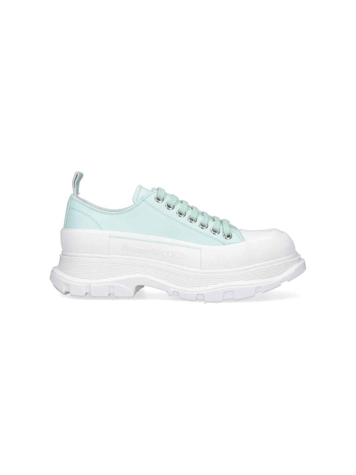 Alexander McQueen Tread Slick Sneakers - Light Blue - Image 1 of 5