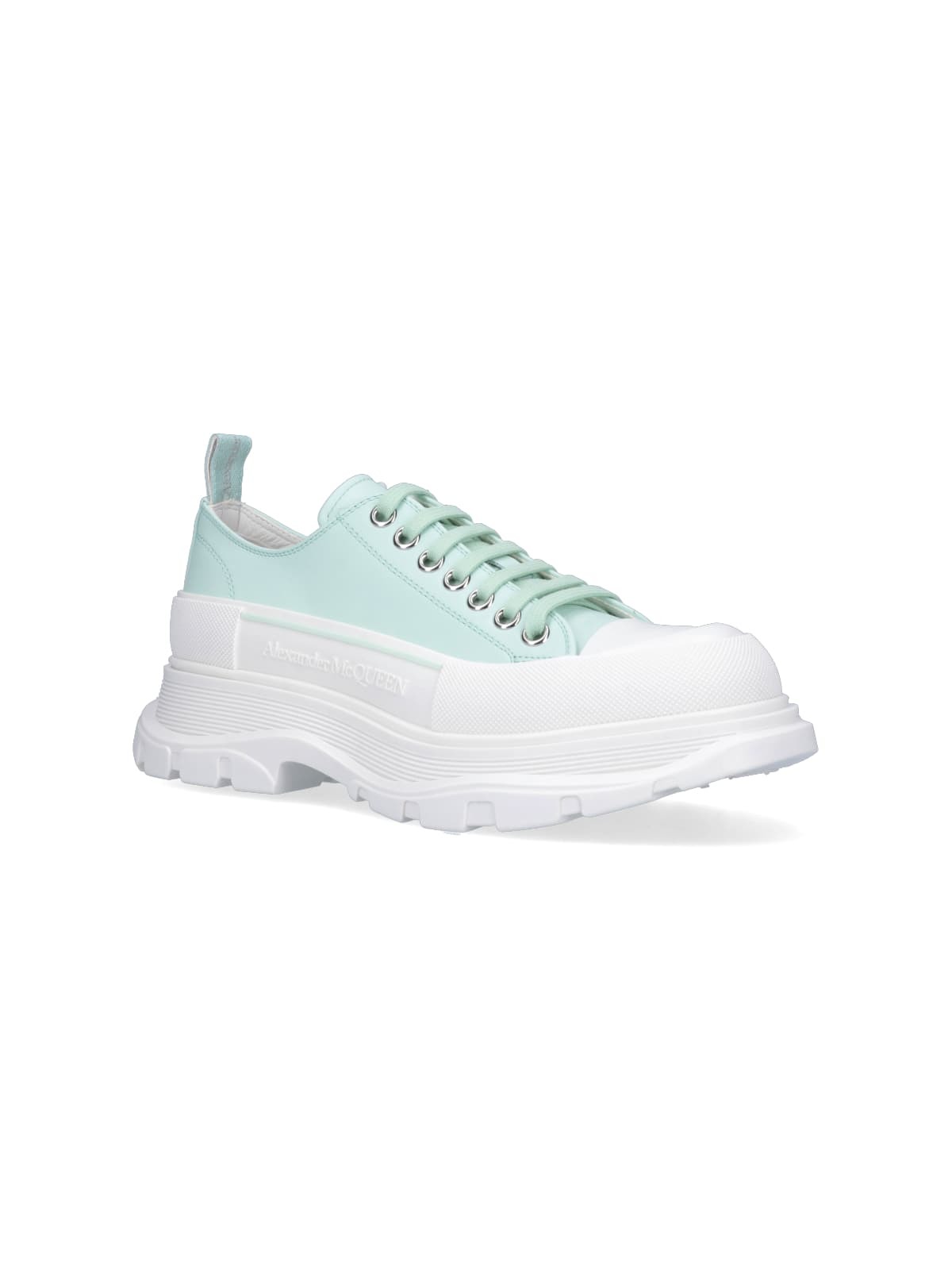 Alexander McQueen Tread Slick Sneakers - Light Blue - Image 2 of 5