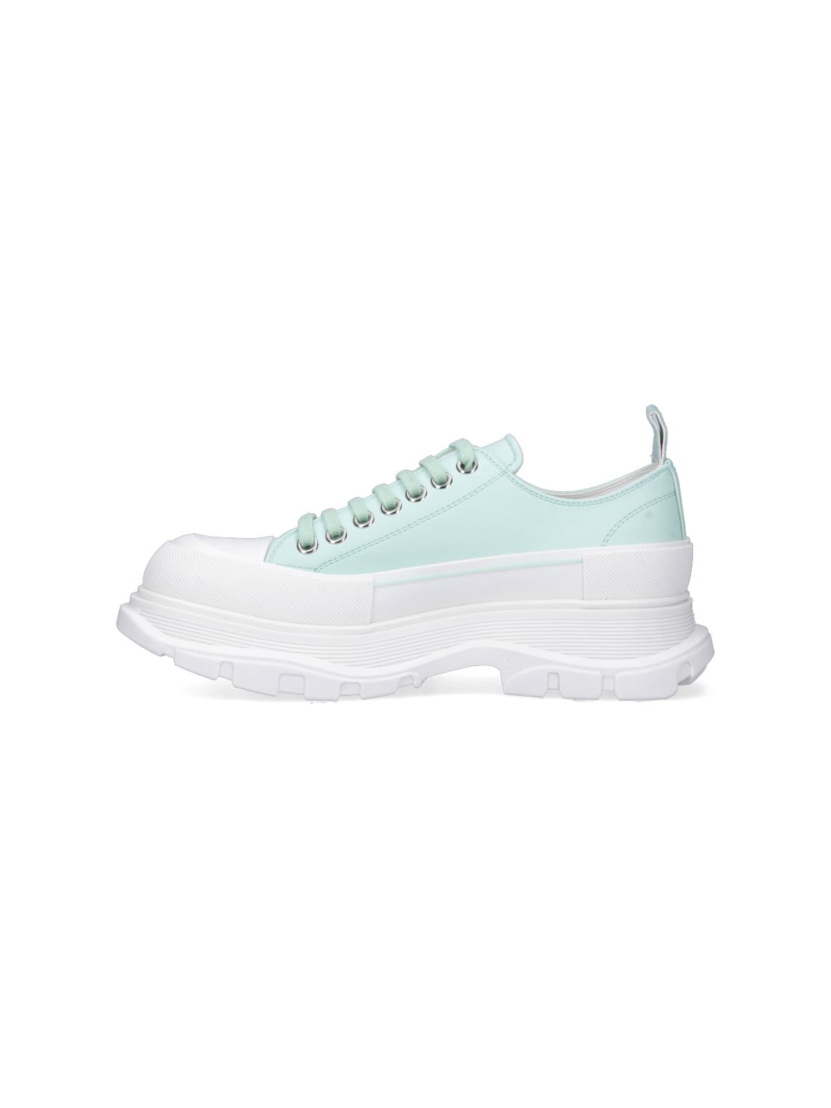 Alexander McQueen Tread Slick Sneakers - Light Blue - Image 3 of 5