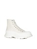 Alexander McQueen Sand Leather Tread Slick Sneakers - Vanil./of.w/va./sil - Thumbnail 2