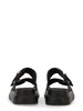 Alexander McQueen Sandalo Hybrid Oversize Flat Shoes - Black - Thumbnail 5