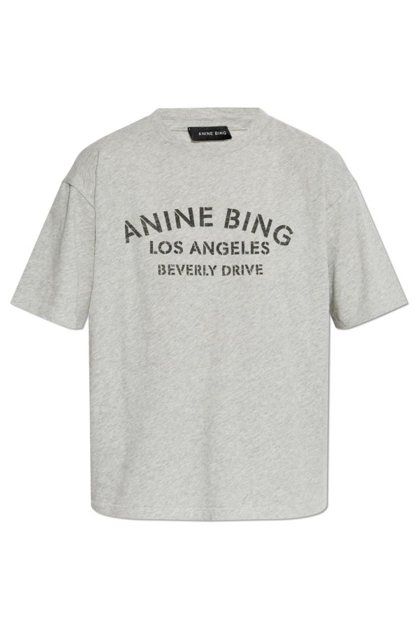 Anine Bing Cohen T-Shirt - Medium Grey