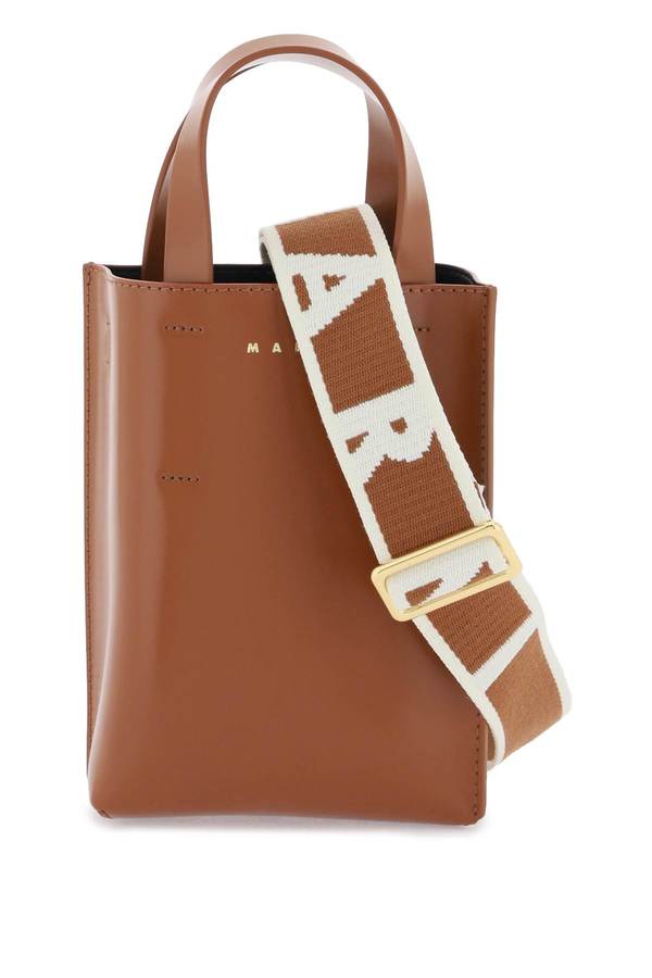 Marni Nano Museo Tote Bag - Brown