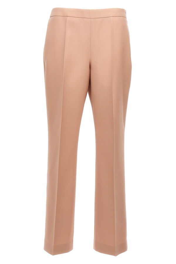 Jil Sander Pleat Wool Pants - Beige
