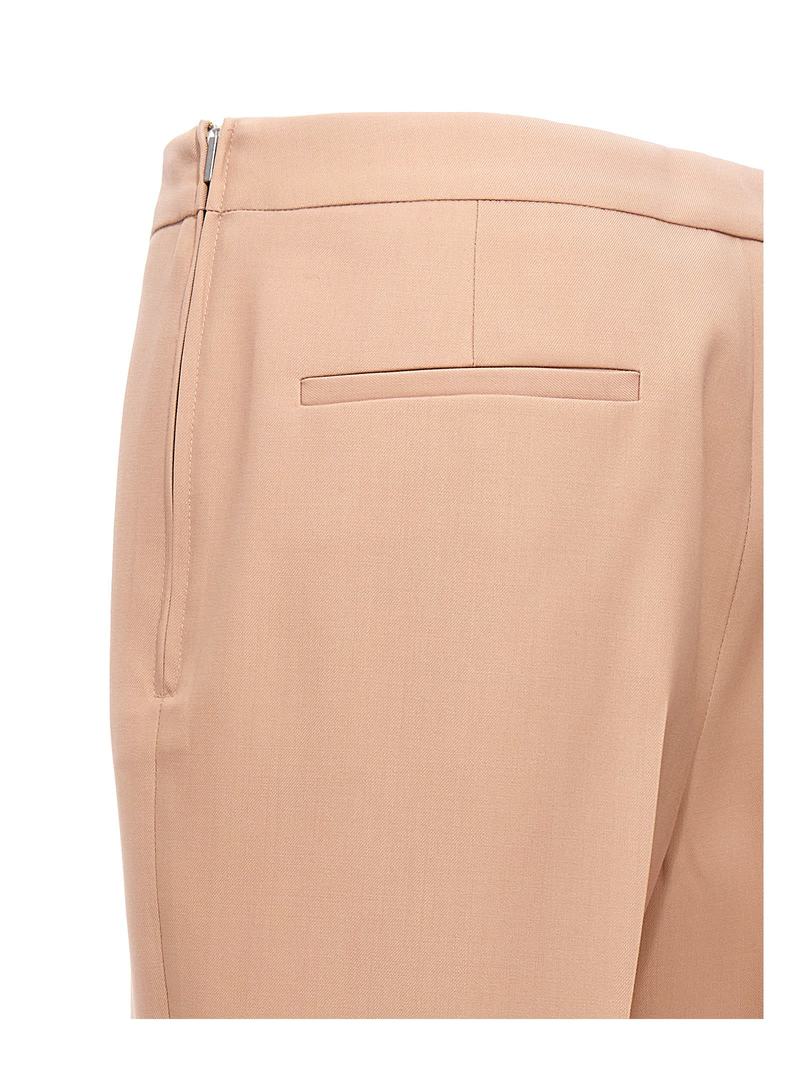Jil Sander Pleat Wool Pants - Beige