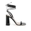 MIU MIU Leather Sandals - Black - Thumbnail 1