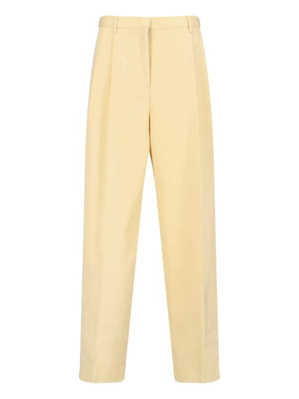 Jil Sander Wide Pants - Yellow
