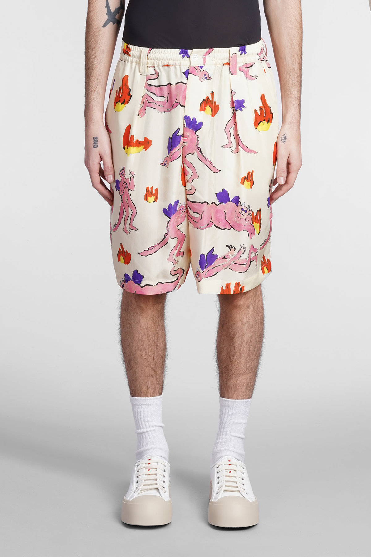 Marni Bermuda Shorts With Print Shorts - Image 1 of 5