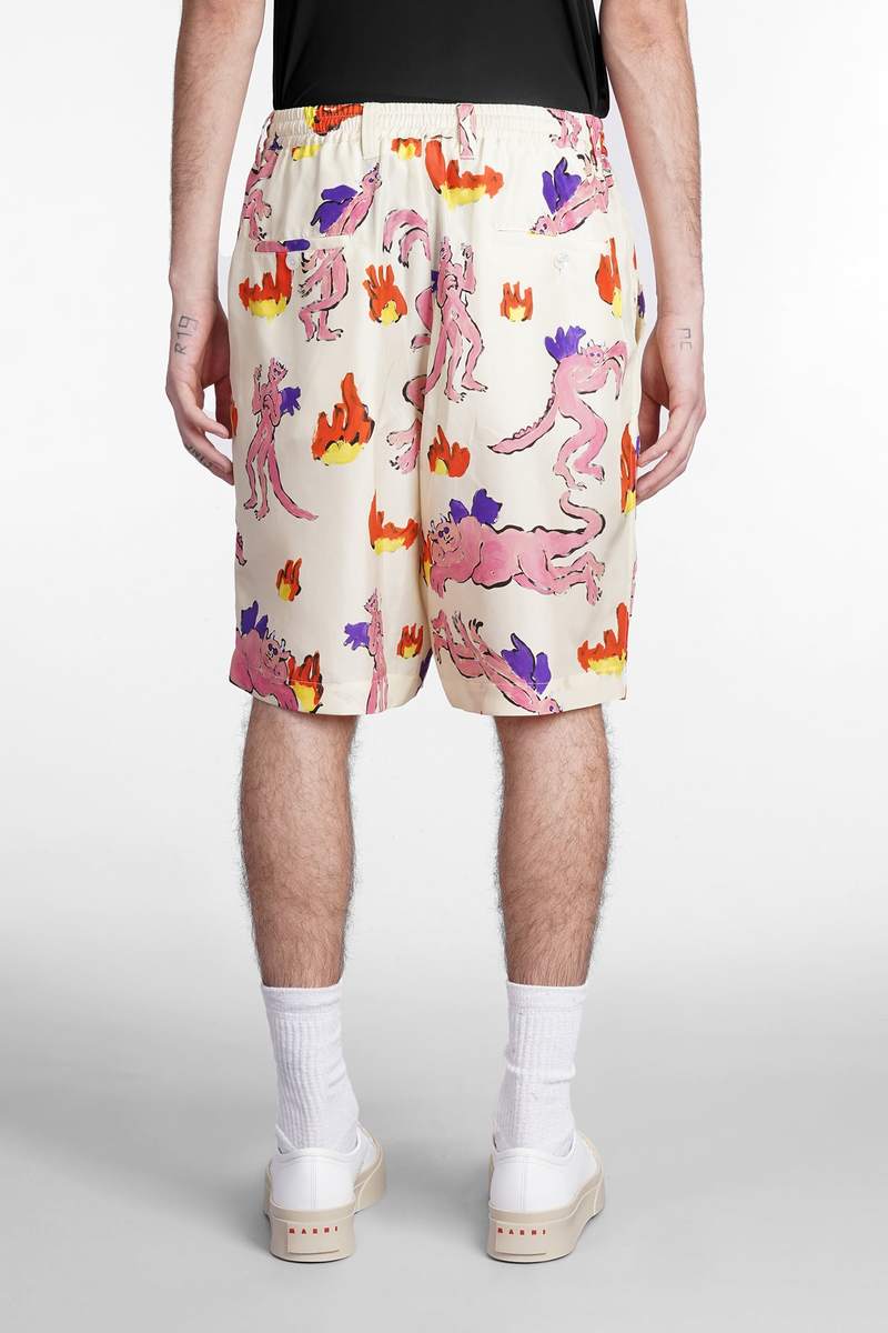 Marni Bermuda Shorts With Print Shorts