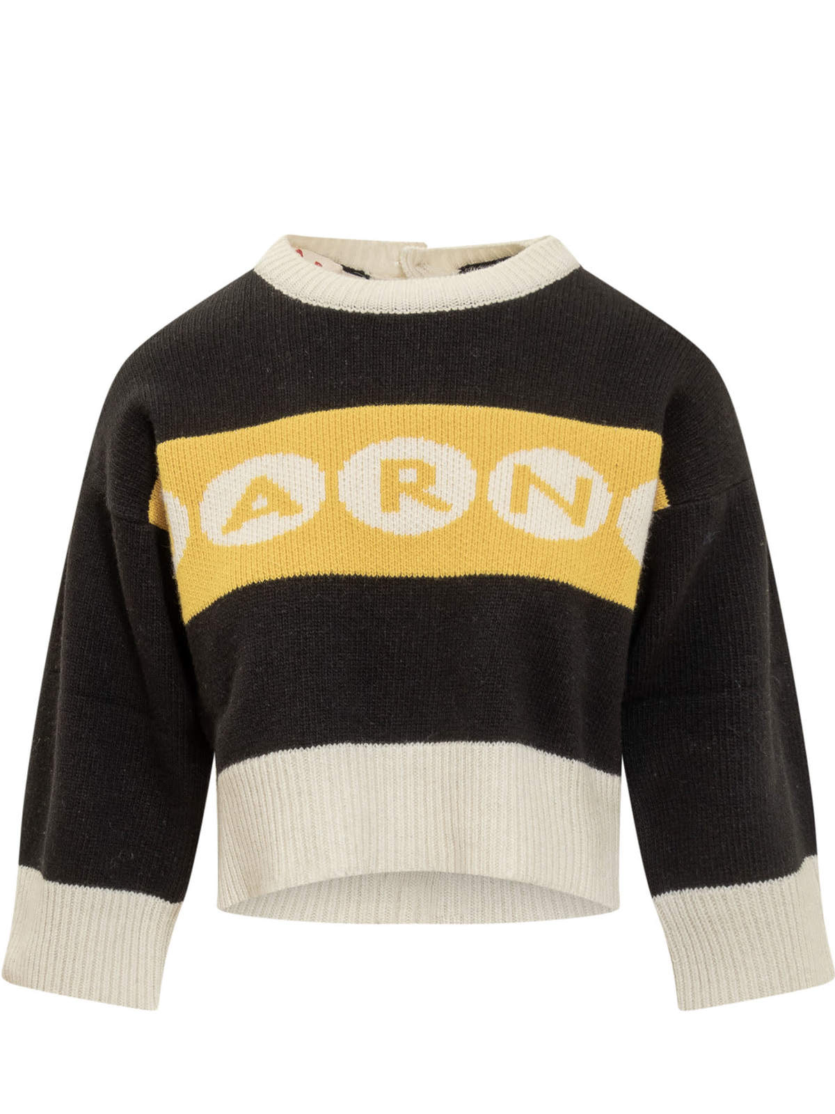Marni Two-tone Wool Sweater - 00N99 - Image 1 of 4