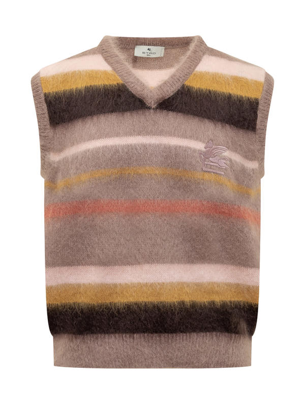 Etro Vest With Stripe Pattern - Multicolore