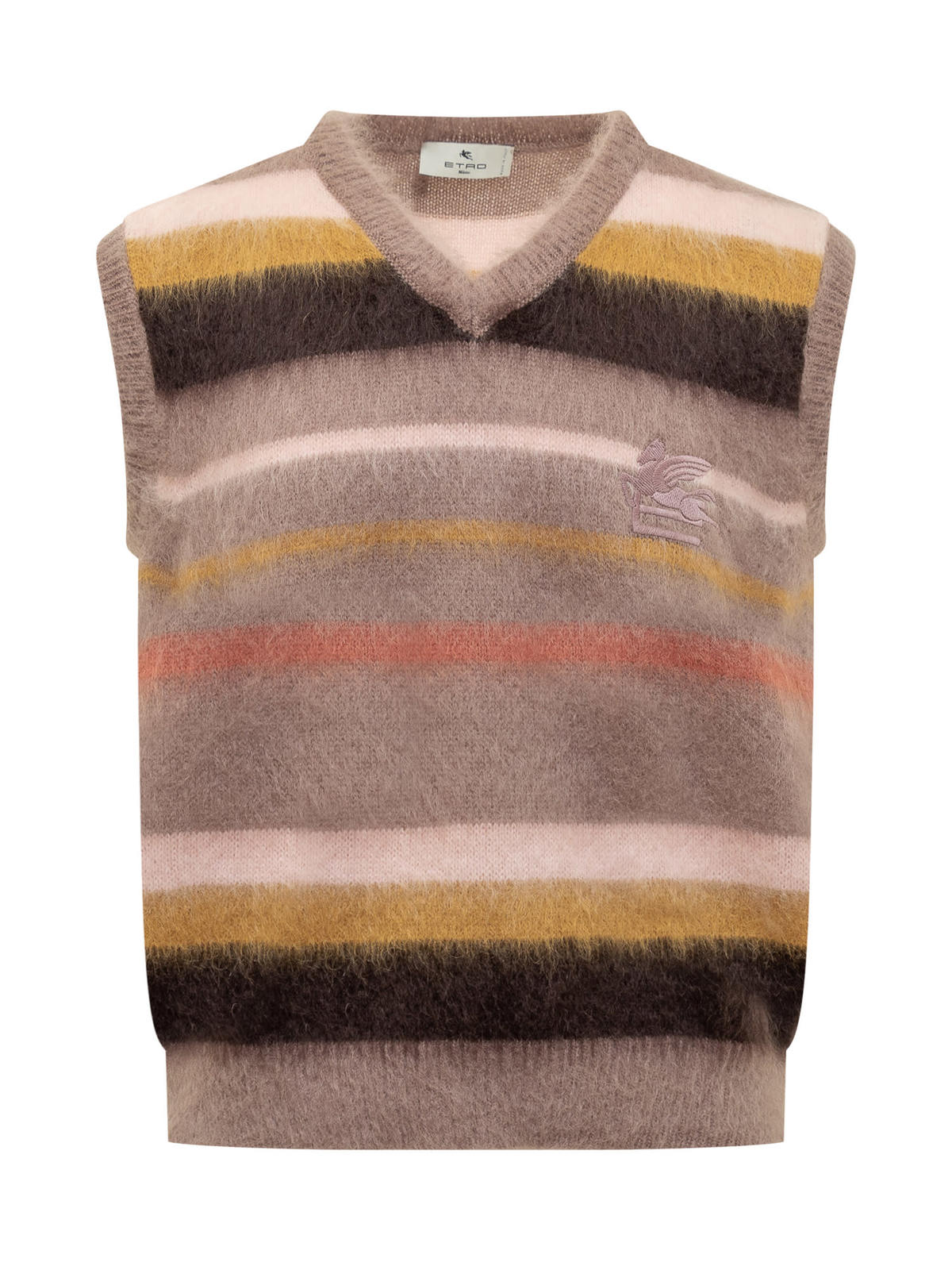 Etro Vest With Stripe Pattern - Multicolore - Image 1 of 3