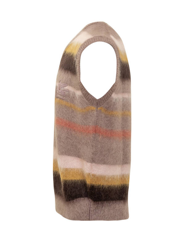 Etro Vest With Stripe Pattern - Multicolore