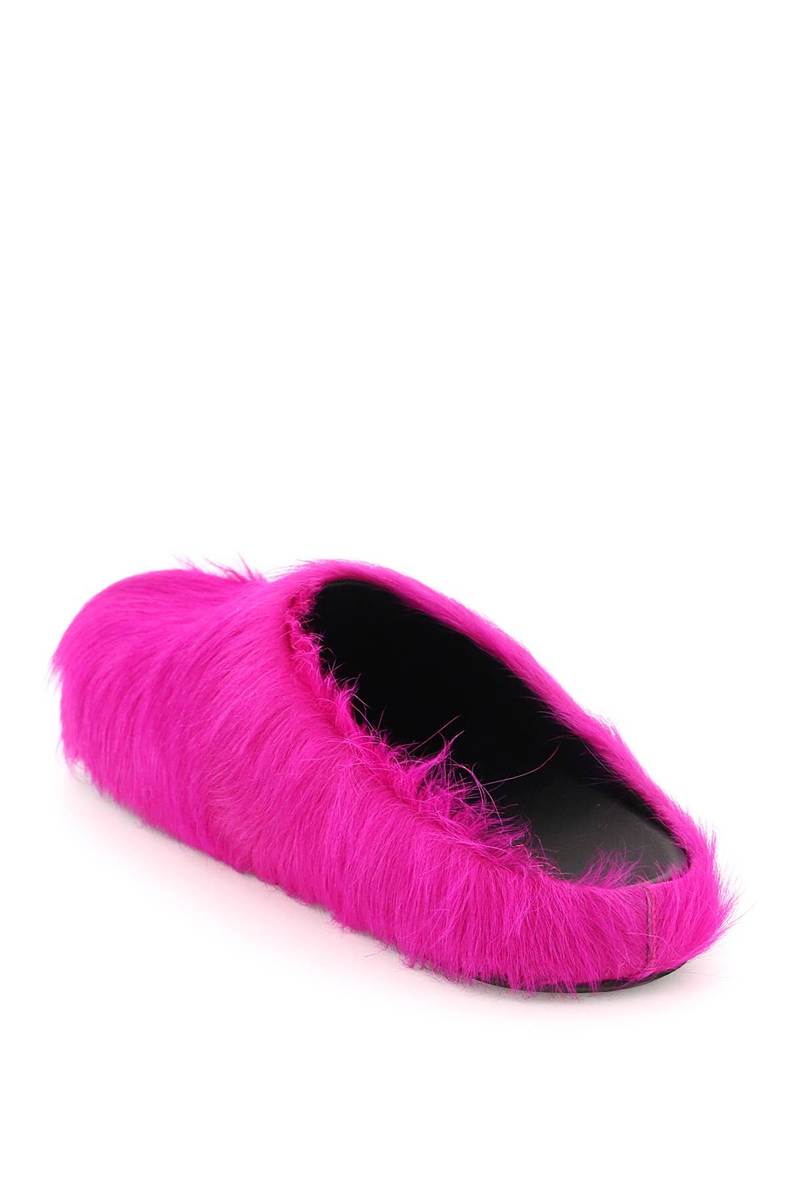 Marni Fussbett Sabot Clog - Fuchsia