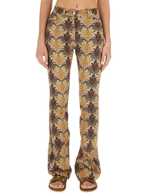 Etro Paisley Print Jeans - Multicolor