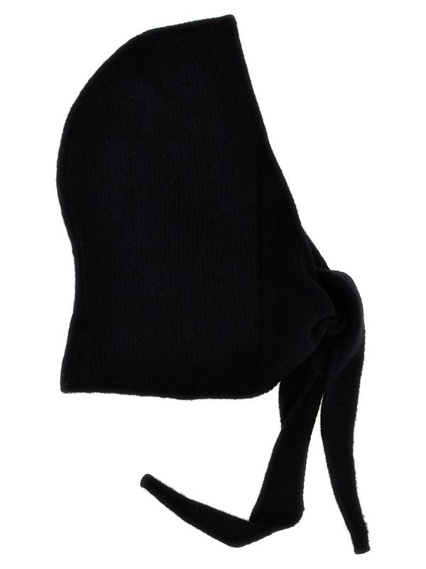 Ganni Logo Embroidery Hood - Black Ganni Logo Embroidery Hood - Black