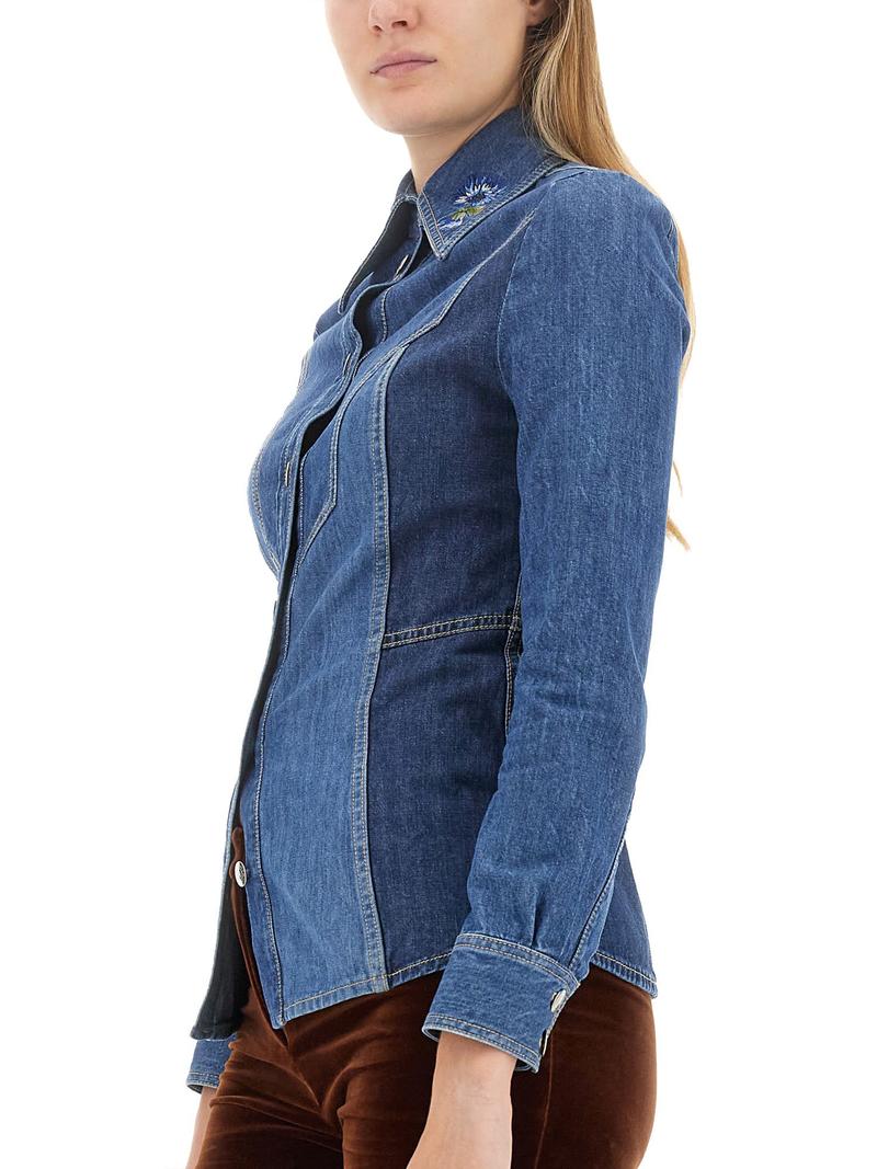 Etro Slim Fit Shirt - Blue