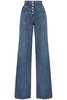Etro Jeans With Back Foliage Motif - Blue - Thumbnail 1