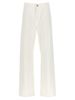 Etro Baggy Chevron Jeans - White - Thumbnail 1