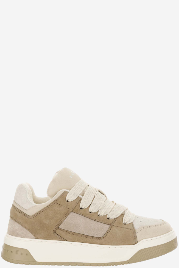 Hogan Sneakers Chamallow Made Of Leather - Beige