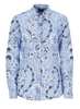 Etro Cotton And Silk Shirt - Light Blue - Thumbnail 1