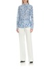 Etro Cotton And Silk Shirt - Light Blue - Thumbnail 3