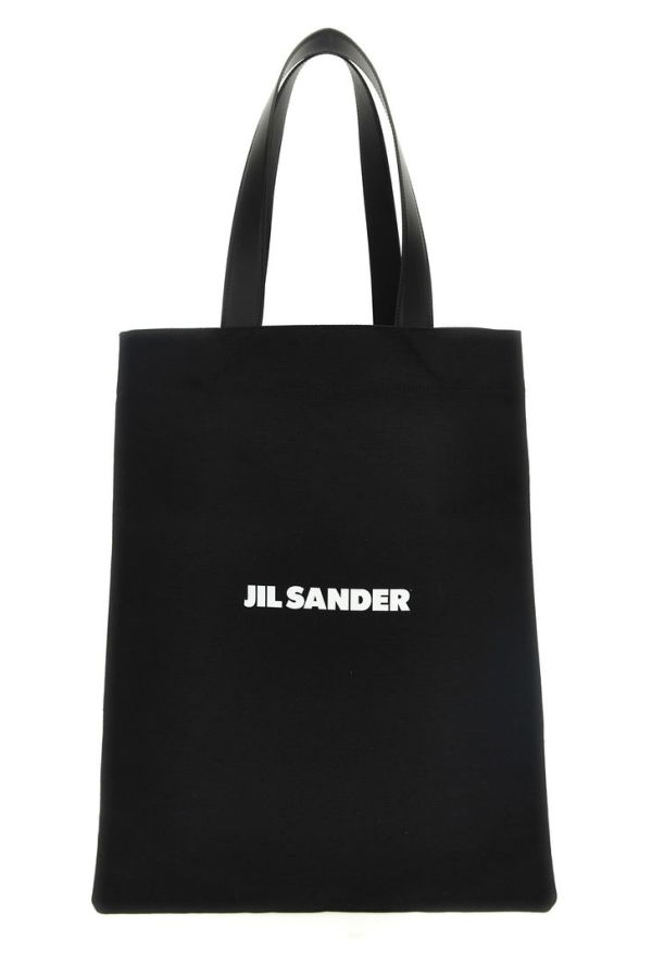 Jil Sander Flat Shopper Medium Shopper Bag - Black